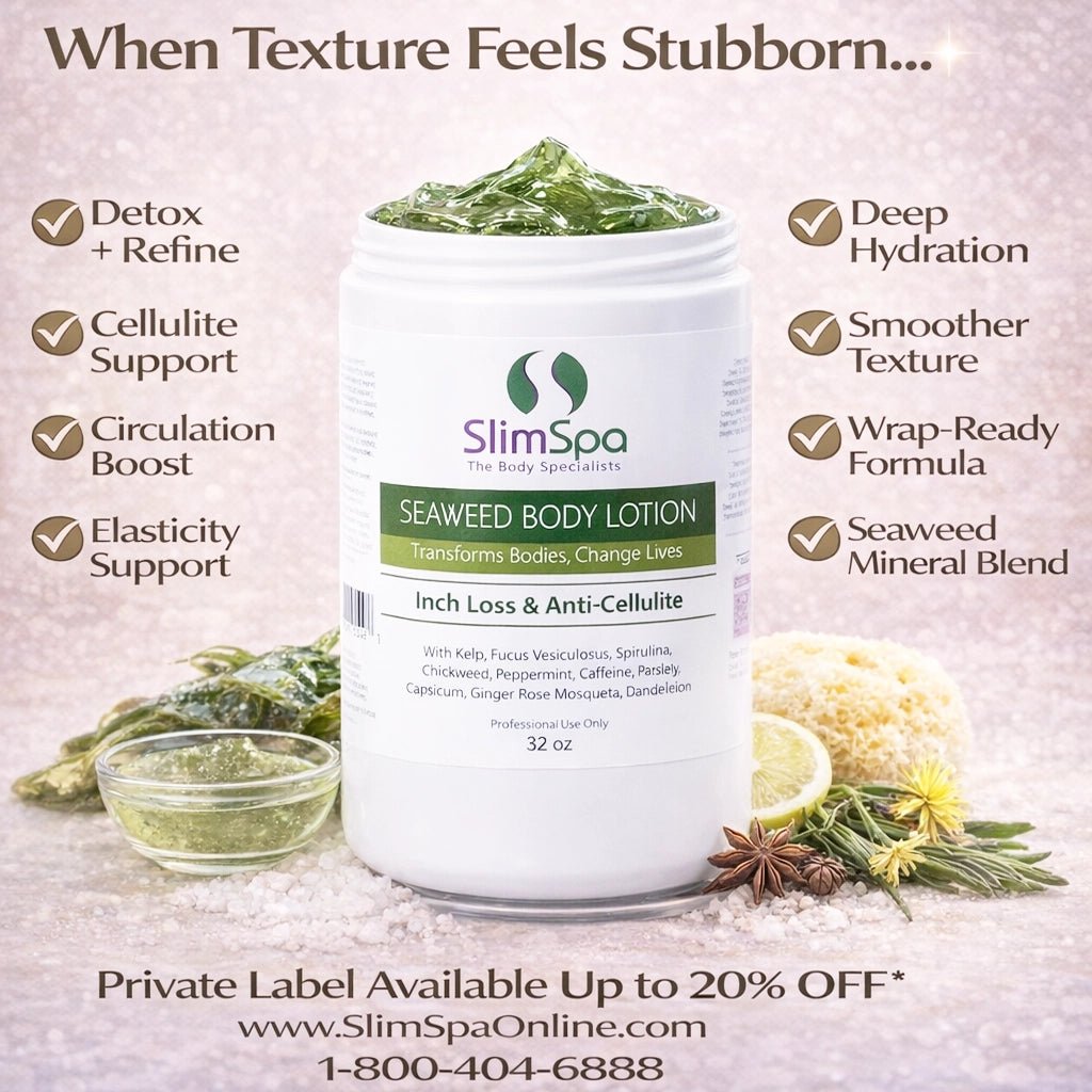 Seaweed Body Lotion 32oz - Professional Cellulite Reduction Treatment for Licensed Spas | SlimSpa