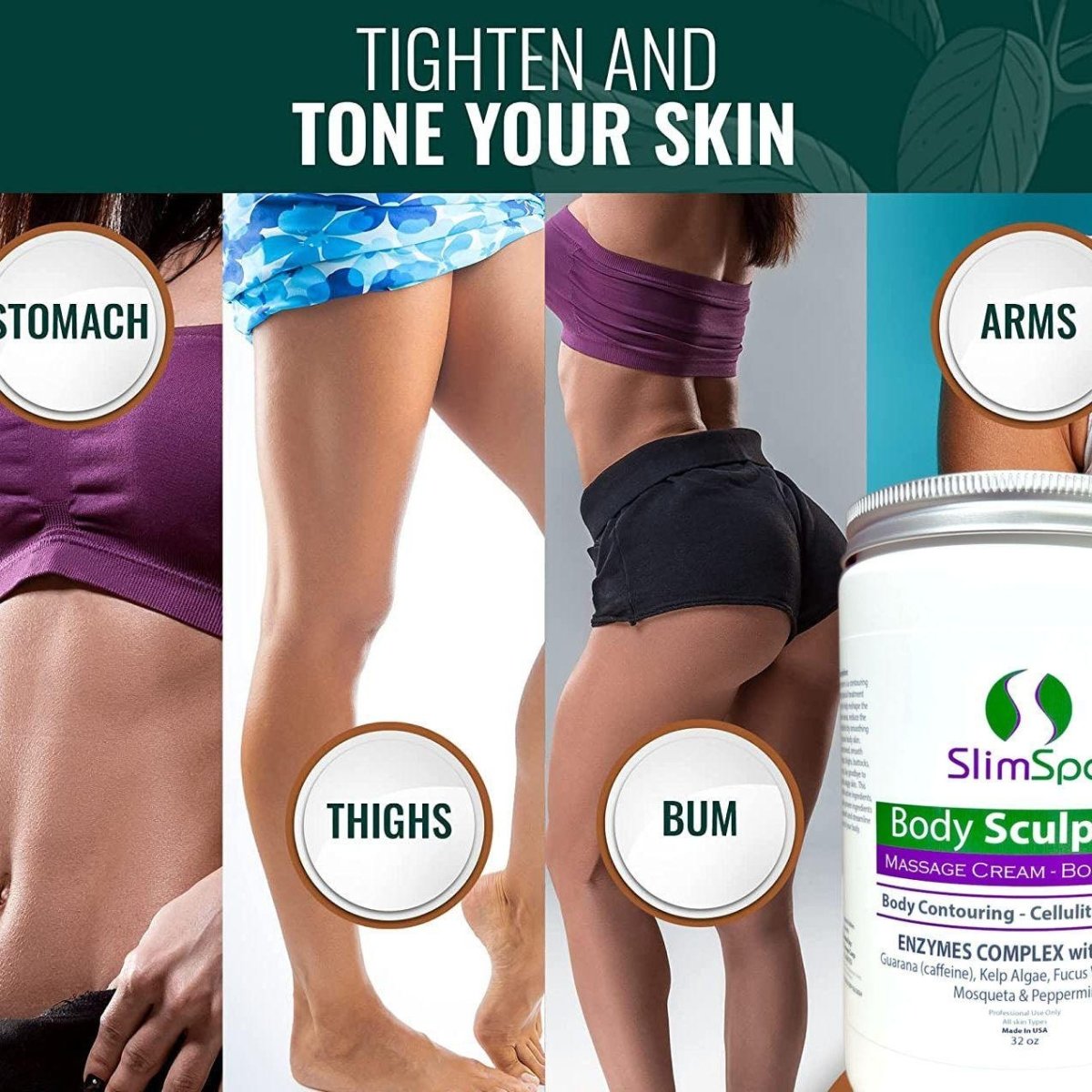 Seaweed & Sculpting Duo with Body Sculpting Cream — professional anti-cellulite protocol wholesale spa retail