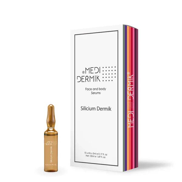 Silicium DERMIK 10 and 20 ampoule sizes — professional skin firming treatment, wholesale USA