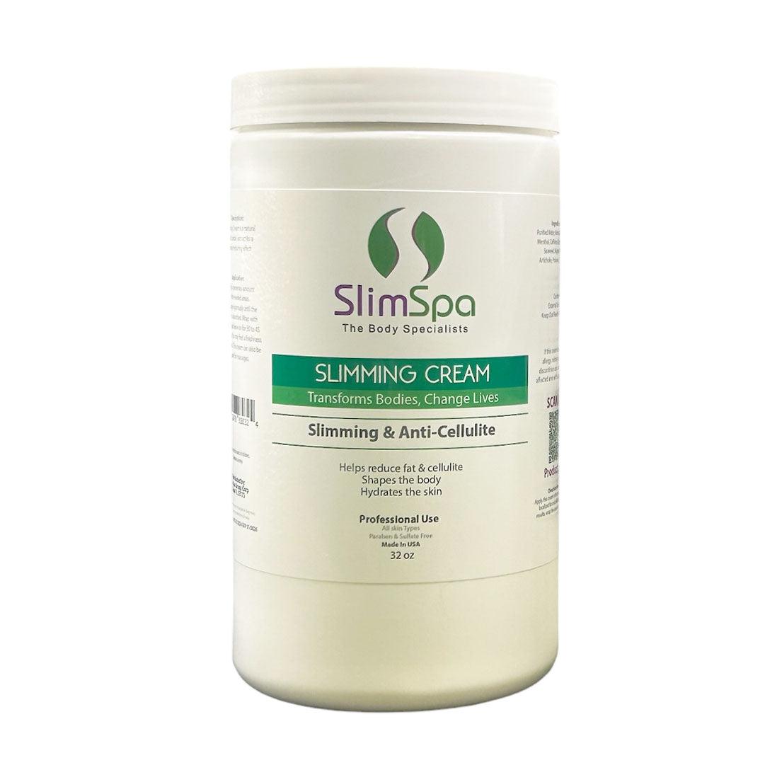 Slimming & Anti-Cellulite Cream jar — Caffeine, Artichoke & Seaweed formula for licensed estheticians, wholesale