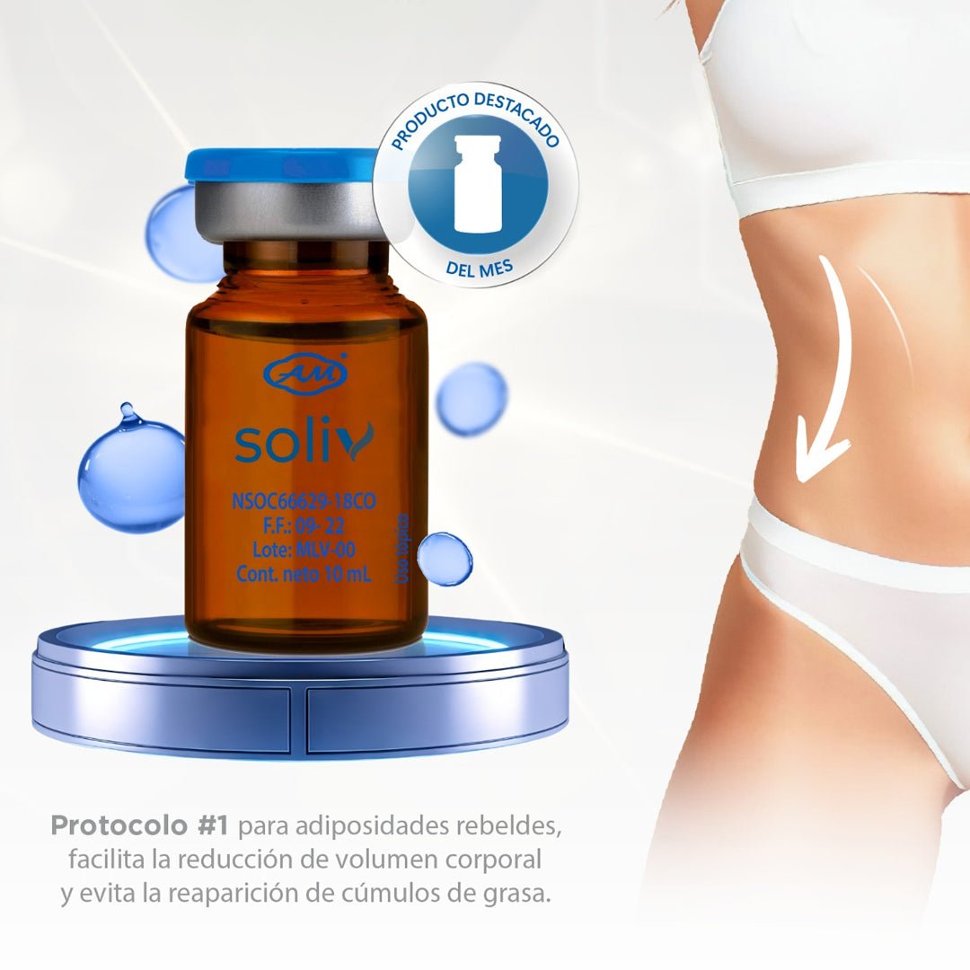 SOLIV Lipolysis Vials wholesale pack — professional lipolysis solution for licensed estheticians & mesotherapy spas | SlimSpa