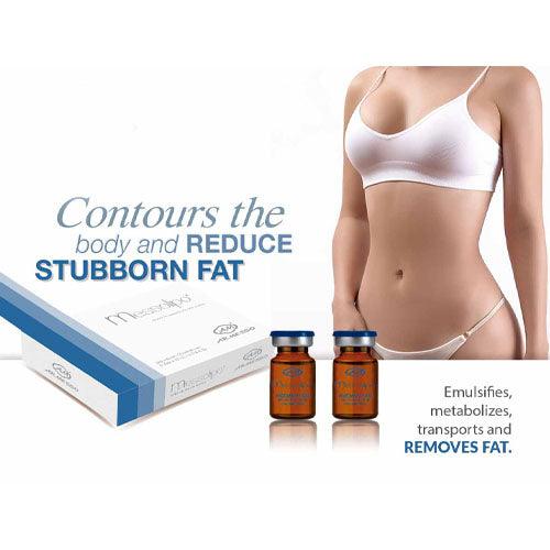 SOLIV Lipolysis Vials label close-up — professional fat dissolving mesotherapy for body sculpting treatments | SlimSpa