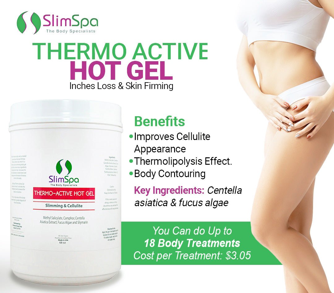 Thermo Active Hot Gel 64oz & cold gel combo — professional dual thermal anti-cellulite system for high-volume spas | SlimSpa