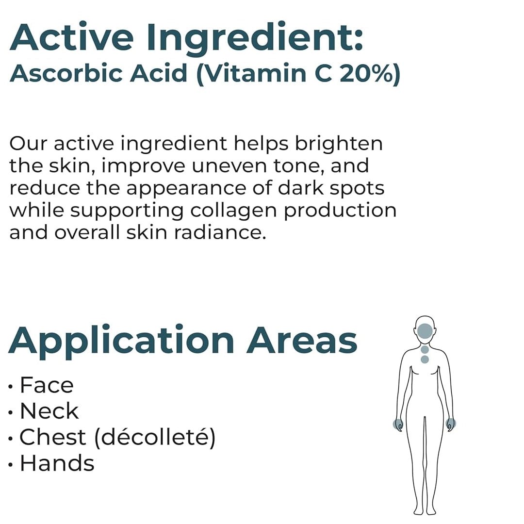 Vitamin C 20% Ampoules box — pharmaceutical-grade L-Ascorbic Acid for dark spot correction | SlimSpa