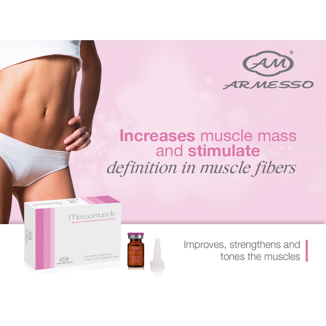 X-TENS Muscle Toning Vials in professional use — mesotherapy treatment for muscle definition & skin firming | SlimSpa